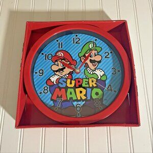 NEW Super Mario (Mario & Luigi) Analog Wall Clock